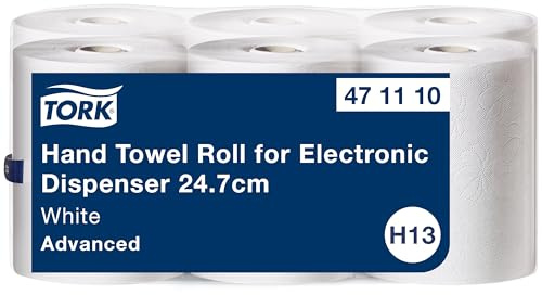 Tork 471116 Handtuchrolle für Elektronikspender, 1-lagig, 6 Stück