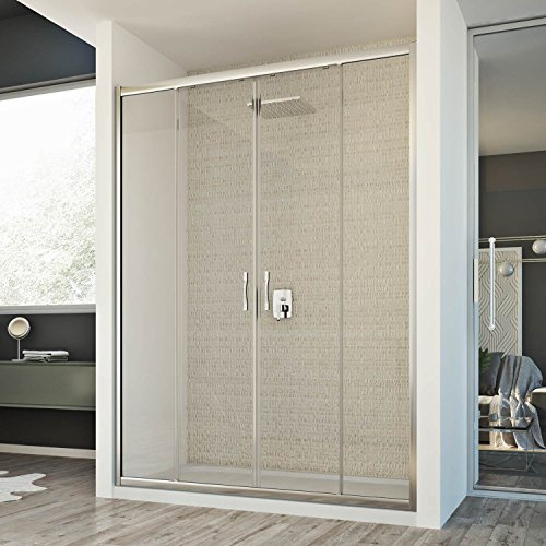 Porte paroi douche 160 CM H198 mod. Young 2 Portes Transparent