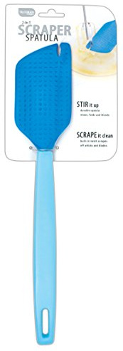 Talisman Designs 2-in-1 Beater Scraper & Spatula | Baking & Cooking Kitchen Tool | Multipurpose Utensil | Spatula Baking Scraper | Comfort Grip Handle