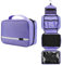 Carttiya Kulturbeutel zum Aufhängen, Kulturbeutel Herren Damen, Kosmetiktasche Groß Waschtasche Reise Waschbeutel Cosmetic Bag Makeup Tasche Kulturtaschen Toilettentasche mit Haken (Violett)