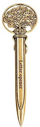 Tnfeeon Brieföffner, Retro-Umschlagöffnermesser Leichter Handgefertigter Umschlagschneider(Stil 2)