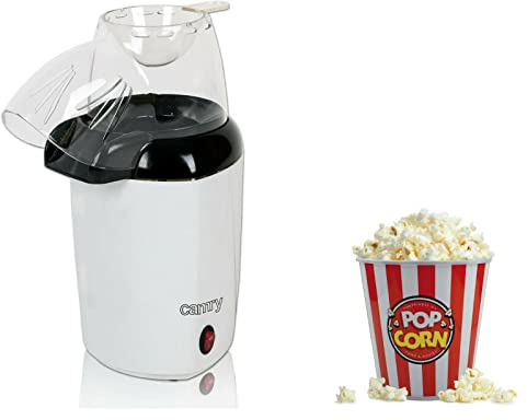 Macchina pop-corn ad aria calda SENZA OLIO o burro per CASA potenza 1200W FESTE Popcorn in 3 Minuti, No Grassi, Circolazione di Aria Calda, Senza Olio Pop Corn Sana e Senza Calorie e Facile da Pulire