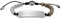 Diesel Armband Für Männer Perlen, Länge: 250mm, Breite: 9.5mm Silber Halbedelstein Armband, DX1403931