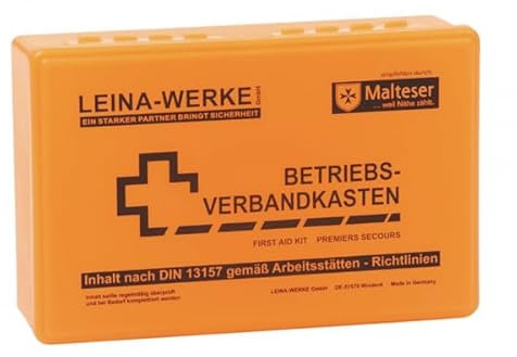 Leina-Werke Betriebsverbandkasten orange DIN 13157
