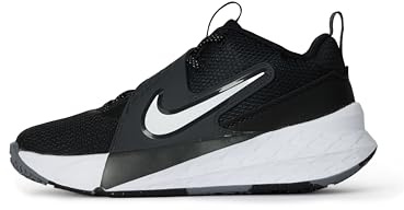 Nike Team Hustle D 12 (Gs) Basketskor för barn, Black/White/Anthracite, 38