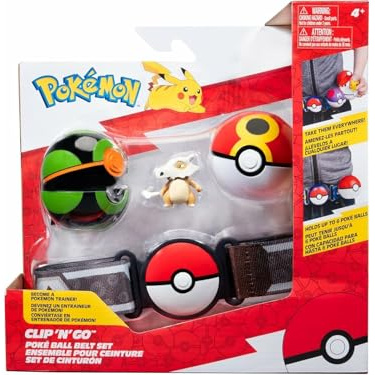 Pokémon Clip N Go Figur mit Ball und Gürtel