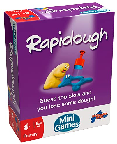 Drumond Park Rapidough Mini Board Game, The Family Travel Board Game of Modelling Play Dough Charades, Family Games For Adults And Kids Suitable From 8+ Years