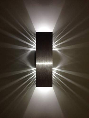 SpiceLED Wandleuchte | ShineLED-6 | Schalter | 2x3W Weiß | Schatteneffekt | High-Power Wandlampe | B-Ware