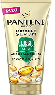 Pantene Pro-V Miracle Serum Lisci Effetto Seta, Trattamento Intensivo e Nutriente, Con o Senza Risciacquo, con Acido Ialuronico, 200ML