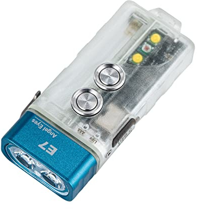 RovyVon E7R Schlüsselanhänger-Taschenlampe, leuchtet im Dunkeln, Dual-Power 700 Lumen, mit Lockout-Modus, wasserdicht für den täglichen Gebrauch, Camping, Wandern, Notfall