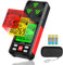 YOJOCK Medidor de radiación electromagnética EMF 3-en-1, medidor de EMF y campo electromagnético, con memoria de datos, función silencio y máxima precisión, mide EF, RF, MF, para casa y exterior- Rojo
