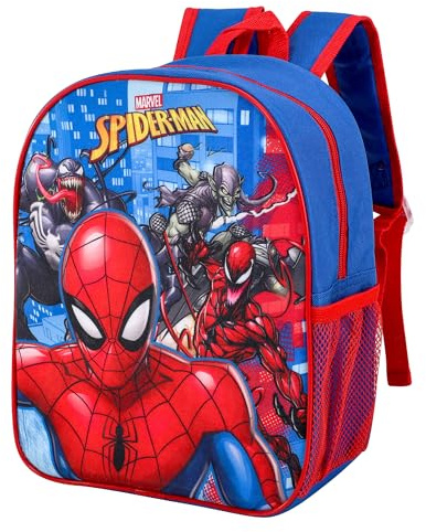 Marvel Spiderman Backpack – Superhero Backpack with Spider-Man, Venom, and Villains, boys school rucksack, premium quality