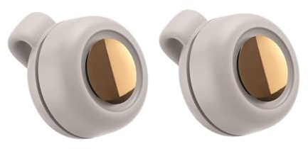 Small Clip Fan, Portable Bladeless Mini Fan for Shirt/Waist – Silent 3-Speed Personal Cooling Fans, Compact & Lightweight Clip-on Whirlwind Fans for Office/Outdoor (White-2PCS)