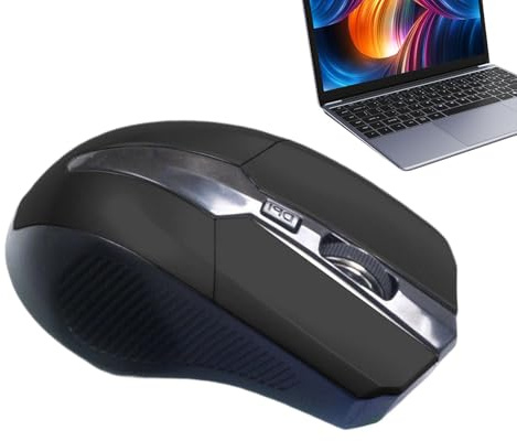 Ratón Inalámbrico Para Computadora – Ratones Portátiles USB 2.4G, Accesorio Ergonómico De Oficina, Dispositivo De De Alta Precisión | Ratón Inalámbrico Compacto Para Uso En Estudio, Sala De Re