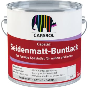 Caparol Capalac Seidenmatt Buntlack 2,5 Liter Weiß