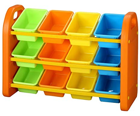 Liberty House Toys Childrens Plastic Storage 12 Bin Organiser