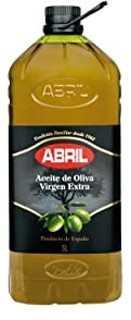 ABRIL - Aceite Oliva Virgen Extra, Variedades Hojiblanca, Arbequina y Picual (Pet 5 Litros)