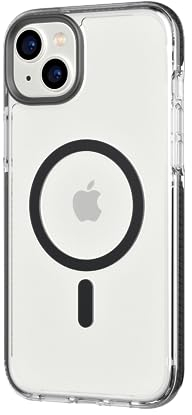 tech21 Evo Crystal mobile phone case 17 cm (6.7) Cover Black, Transparent