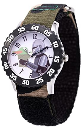 Star Wars Reloj Analógico para Unisex-niños de Cuarzo japonés con Correa en Nailon WSW001284