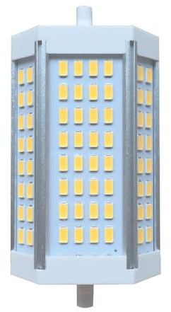 ALQFFHL R7S Bombilla LED 118mm 30W, Doble Terminación Tipo J Luces de Inundación (200W Halógeno T3 Equivalente), 3000 lm, Regulable Lámparas de pared/seguridad/suelo (Blanco Frío 6000K)