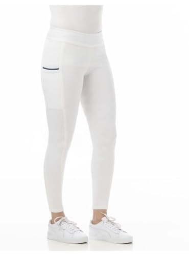 Ekkia Riding World Reithose Leggings Agadir für Kinder weiß, Kindergrößen:140 (10 Jahre)