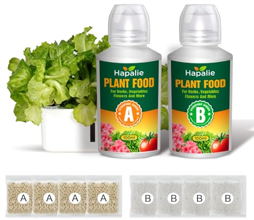 Hapxalie Hydroponic Nutrients, Comprehensive Nutrient Solution, Hydroponic Fertilizer, Hydroponics Solution, Universal Compatibility, User-Friendly 1000ml Liquid, Indoor/Outdoor Use, Green