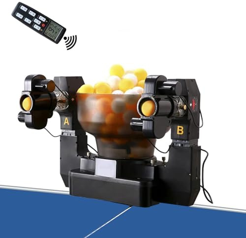 uofgcru Robot de Tennis de Table Automatique - Machine à balles de ping-Pong pour entraînement, Portion individuelle en Option