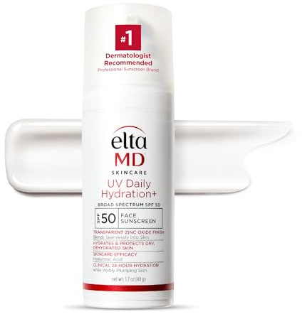 EltaMD UV Daily Hydration+ SPF 50, Dermatologist Trusted Lightweight Hybrid Sunscreen Providing Advanced Sun Protection and Corrective Skin Hydration.