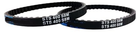 S8M svart gummi sluten kuggad transportband, tandstigning 8 mm, omkrets 960-1624 mm, bredd 25 mm, 1 st (S8M-1400)