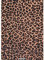 Décopatch Papier No. 207 Packung mit 20 Blätter (395 x 298 mm, ideal für Ihre Papmachés) braun schwarz leopard