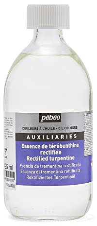 Pebeo 650303 495 ml Rectified Turpentine, Transparent