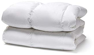 White Cloudz - Kaprun Spring/Autumn 10.5 Tog Duvet - 155x220 cm - 90% European Goose Down, Class I, anti-allergic, cassette duvet, machine washable