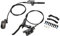 Fahrrad Hydraulische Scheibenbremse, 4 Kolben Vorne Hinten Hydraulische Scheibenbremse Fahrrad Bilaterale ?lbremsen Kit f¨¹r Mountainbike(Schwarz) and Spare Parts