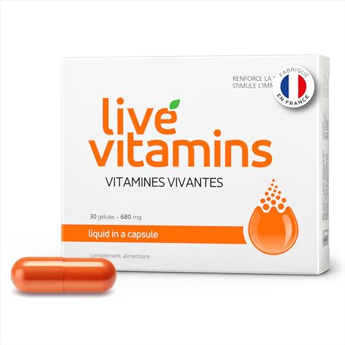 Live Vitamins – les seules « vitamines vivantes » : substances bio-actives + absorption efficiente = effet immédiat (30 Prises)