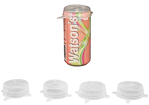 Extra Small Silicone Stretch Lids 2 Inch 5 pack Same Size Reusable Silicone Jar Cover to Fit 2 Inch to 2.4 Inch Cans Cups Bottles