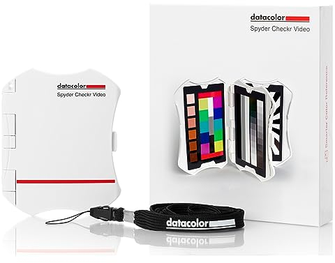 Datacolor Spyder Checkr Video: Farbreferenzwerkzeug und Farbkarte für Farbgenauigkeit bei Videos. Vereinfacht die Farbkorrektur durch Bereitstellung detaillierterer Farbinformationen in Rec.709