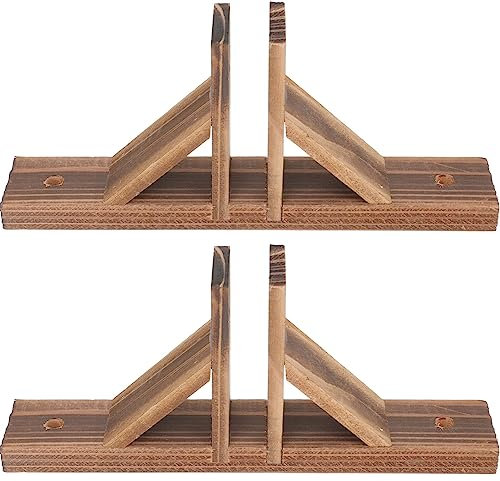 Milisten Diviseur De Pièce Pieds De Support 2 Pièces Clôture De Jardin Clôture De Jardin En Bois Triangle En Bois Base De En Support De Treillis De Écran De