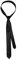 RKJRTK JK Damen-Krawatte, schmale Krawatte, schmale Krawatte, einfarbig, einfarbig, formell, schwarz, BK, 164*5*3.5cm