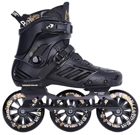 Scarpe da Speed ​​Skate in Linea - Pattini a Rotelle a 3 Ruote con Fodera Lavabile per Uomini e Donne Ragazzo Ragazza Corsa su Strada Club Coperto all'aperto