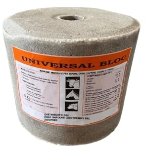 INTEGRATORE UNIVERSAL BLOC 5 KG SALI MINERALI PIETRA X BOVINI OVINI E CAPRINI