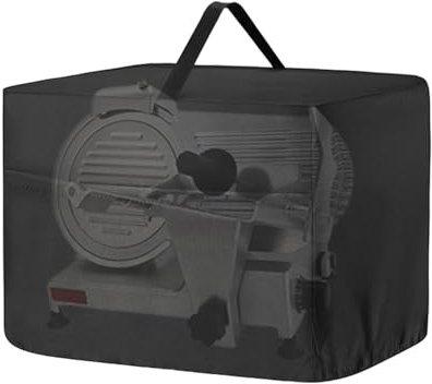 Copriapparecchio per dischi alimentari - Facile pulizia della polvere impermeabile e protezione antispruzzi | Comode tasche laterali Accessori Borsa organizer per carni e fette di cibo