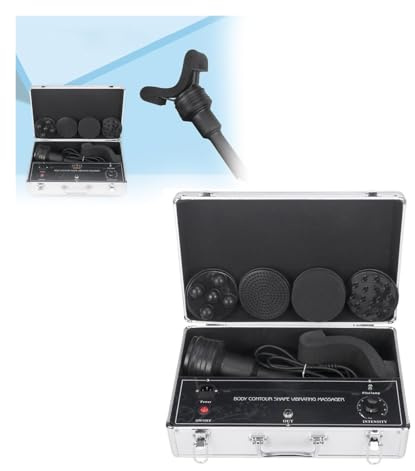 Vibrationsmassagemaskin, multifunktionellt kroppsvibrationsinstrument, fem i en skönhetsanordning