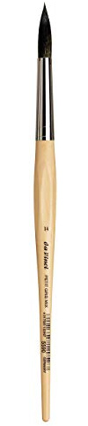 Da Vinci 5590 Series Water Colour Brush, 14, Squirrel Hair, Beige, 24.5 x 0.82 x 30 cm