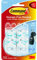 Wholesale CASE of 25 - 3M Command Reusable Damage Free Mini Hooks-Mini Hooks w/Adhesive Strip, 6/PK, Clear by 3M