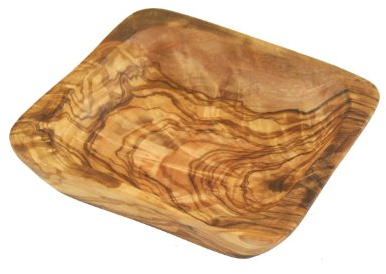 D.O.M. cuencos cuadrado 13 cm, madera de olivo)