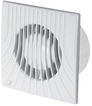 Extracteur d'air pour salle de bain 100 mm avec interrupteur à tirette - Blanc - WA100W