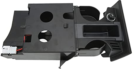 Qiilu Cendrier de Voiture Tasse Porte-Monnaie 7H2858601 Tasse Porte-Boisson Insert pour 2009-2015 pour Campmobil-T5 2009-2010 Cendrier Allume-Cigare Porte-Boisson