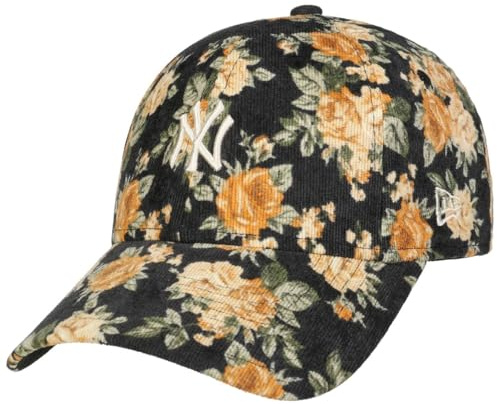 New Era 9Forty WMNS Floral Cord Yankees Cap Basecap Baseballcap Strapback Damencap NY York Damen - Metallschnalle, mit Schirm Herbst Sommer Frühjahr Winter Frühling-Sommer Herbst-Winter - One Size