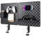 EHO Klemmbare Schreibtisch-Stecktafel, 2 Stück (kombinierte Größe 68,6 x 35,6 cm), Sichtschutz-Trennwand, Schreibtisch-Trennwand, kein Bohren, Schreibtisch-Organizer für Büro, Gaming, Zuhause, Schwarz