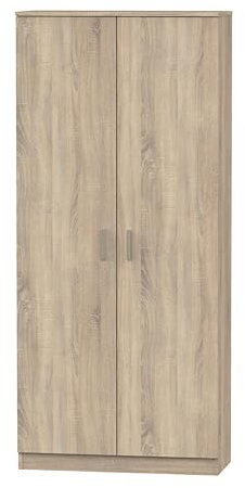 Miroytengo Armario Multiusos Escobero 1 Estante Superior Regulable en Altura Color Roble Cambrian 180x80x35 cm